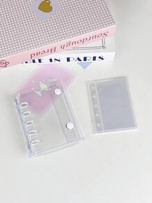 Joivida M5-Sized Portable Transparent Binder, Can Be Used As A Transparent Sticker Book, Sticker Pad, Photo Organizer, Album, Budget Planner, Journal, Notebook, Or Office Supply - multi-color - View 22