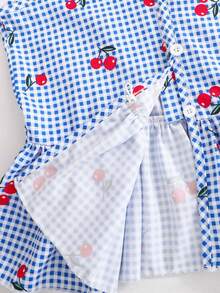 SHEIN Bộ 2 món cho bé gái tuổi teen: áo không tay có nơ cài và quần dài. - Nhiều màu - Xem 6