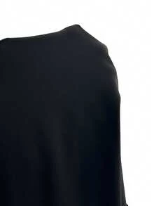 SaltGleam SaltGleam Đầm ôm sát gợi cảm, xếp ly, khoét lỗ, thời trang mùa hè dành cho nữ. - màu đen - Xem 6