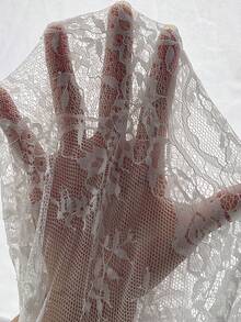SHEIN LUNE Áo kiểu nữ buộc dây, thích hợp cho đi làm, mặc hàng ngày và tạo phong cách thời trang mùa hè. - trắng - Xem 7