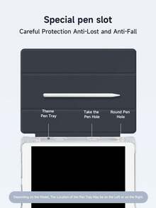 HARRY POTTER X SHEIN 动漫魔法主题平板电脑保护套，高端质感，柔软防摔硅胶材质，带折叠支架，完美礼物之选。兼容三星 Galaxy Tab A9 11 英寸/iPad 第十代/iPad Air 5 / Air 4 10.9 英寸/iPad (A16) 11 英寸第十一代（2025 年款），带笔槽，支持自动睡眠/唤醒功能，时尚保护套，夏季好礼。 - 彩色 - 查看 7