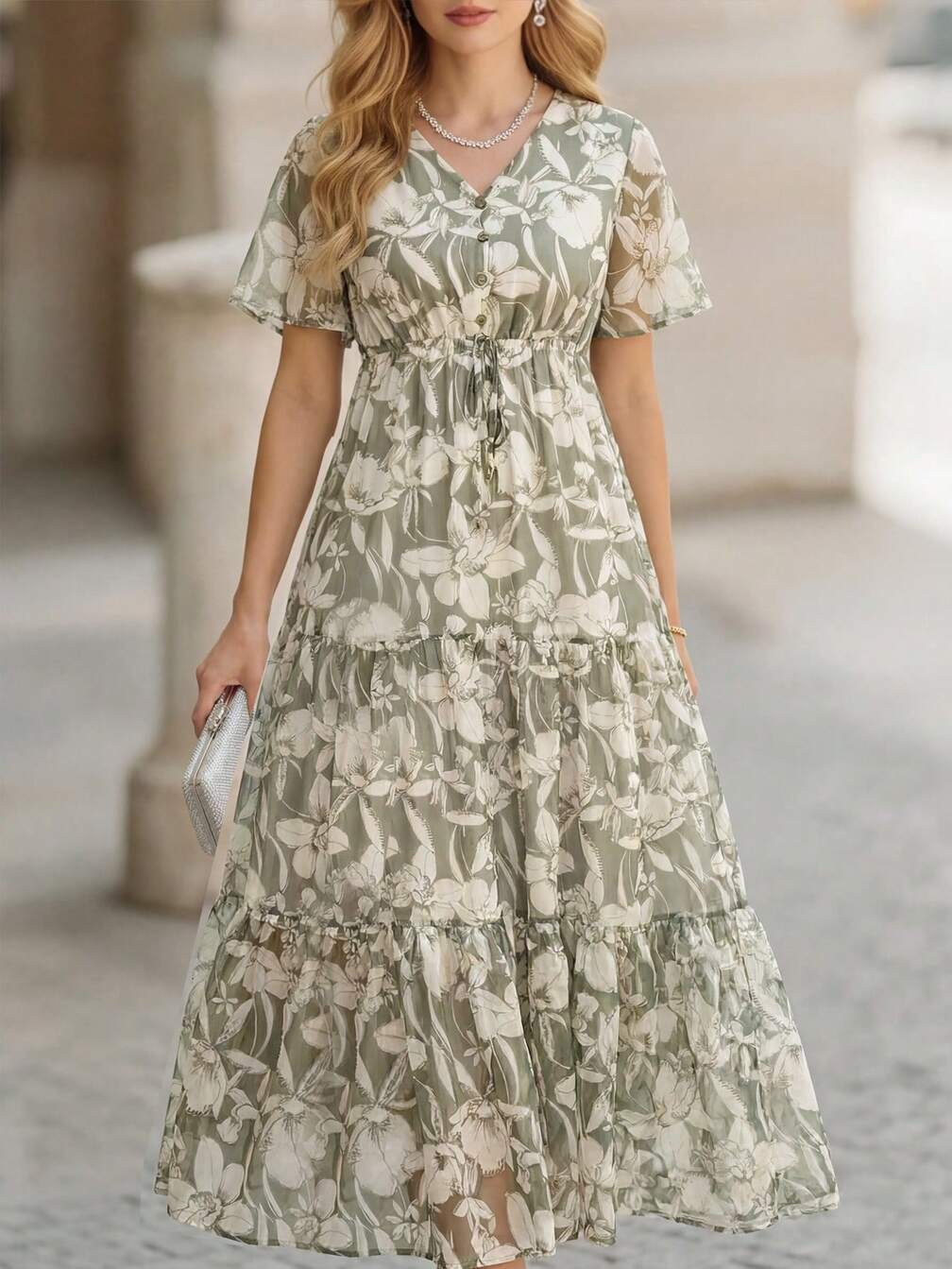 summer vacation dresses women PRETTYGARDEN Sleeveless Casual Flowy Maxi Dress,Apricot,S The straightforward style works well for packing Successthop Summer Vacation Dresses for