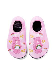 SHEIN X Care Bears أحذية مائية رياضية كاجوال للأطفال الصغار والأطفال، مضادة للانزلاق، مريحة وقابلة للتنفس، بنمط كرتوني لطيف، أحذية شاطئ للبنات - وردي - مشاهدة 9