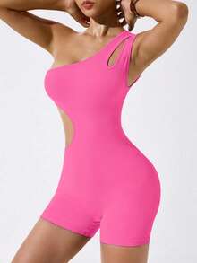 Easithlete Mono de fitness de moda para mujer - Rosa - Ver 5