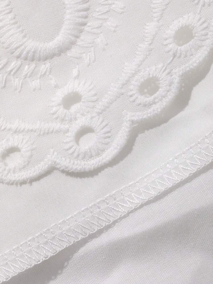 2pcs/Set Women's Hollow-Out Cotton Camisole Top And Skirt Set, New Arrival Summer 2026