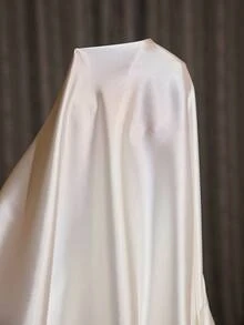 SilkySpell Women's Plush Patchwork Wide Sleeve Luxury Robe - White - View 9