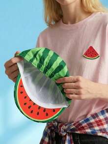 Joivida Summer Cycling Cap Watermelon Pattern Vibrant Bicycle Hat For Men Women Breathable Lightweight Polyester Quick Dry Running Hiking Beach Sun Protection Outdoor Sports Gift - Multicolor - View 5