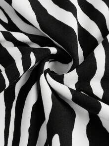 SHEIN EZwear 4pcs Leopard & Zebra Print Casual Minimalist Camisole Vest Tops, Suitable For Summer - Multicolor - View 9