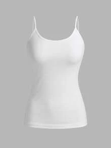 SHEIN EZwear 4pcs Leopard & Zebra Print Casual Minimalist Camisole Vest Tops, Suitable For Summer - Multicolor - View 12