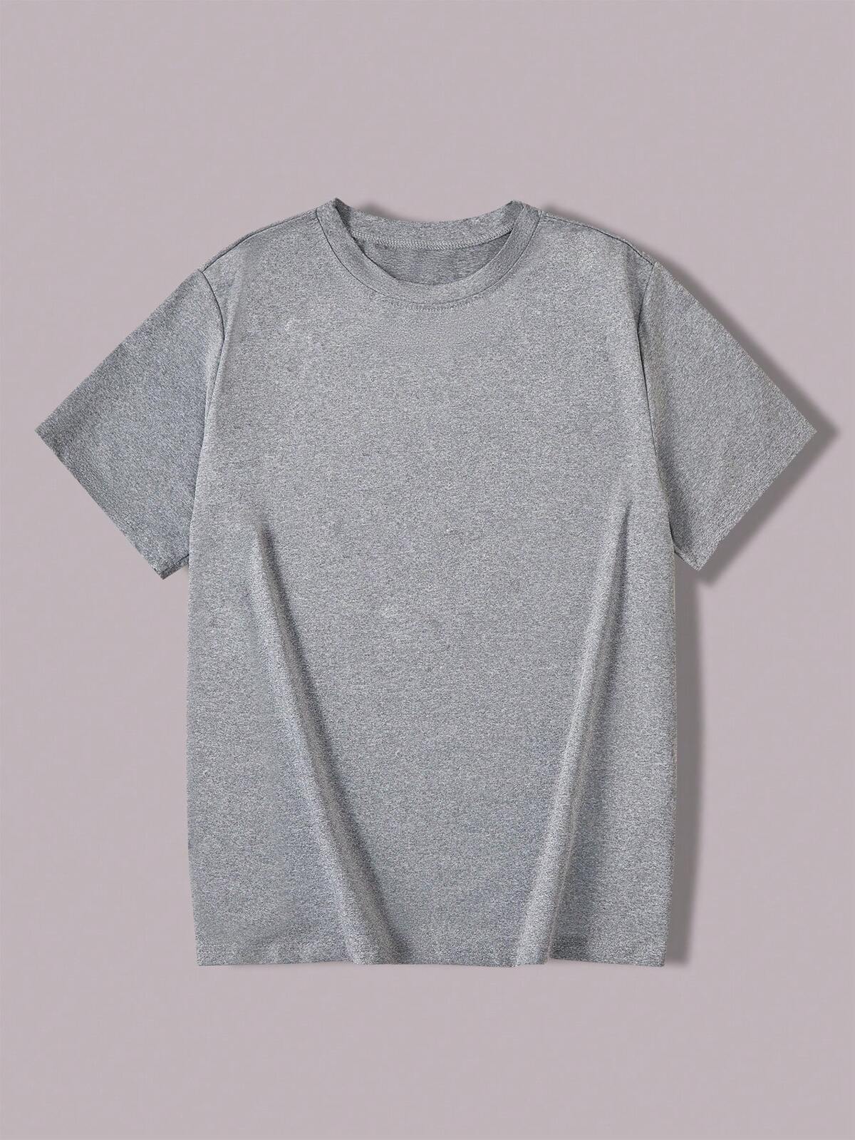 4 pièces/set T-shirts confortables à coupe slim et multicolores pour garçons adolescents 9