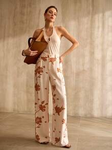 MOTF PREMIUM QUẦN DÀI NỮ CHẤT LIỆU PHA VẢI LINEN HỌA TIẾT - Nhiều màu - Xem 5