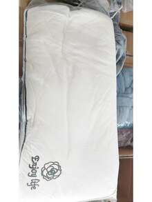Toalla de baño suave y absorbente de 90 * 180 cm + Gorro de ducha de 25 * 65 cm para damas - Juego de 2 toallas de baño y gorro de ducha extragrandes bordados en blanco - Ver 6