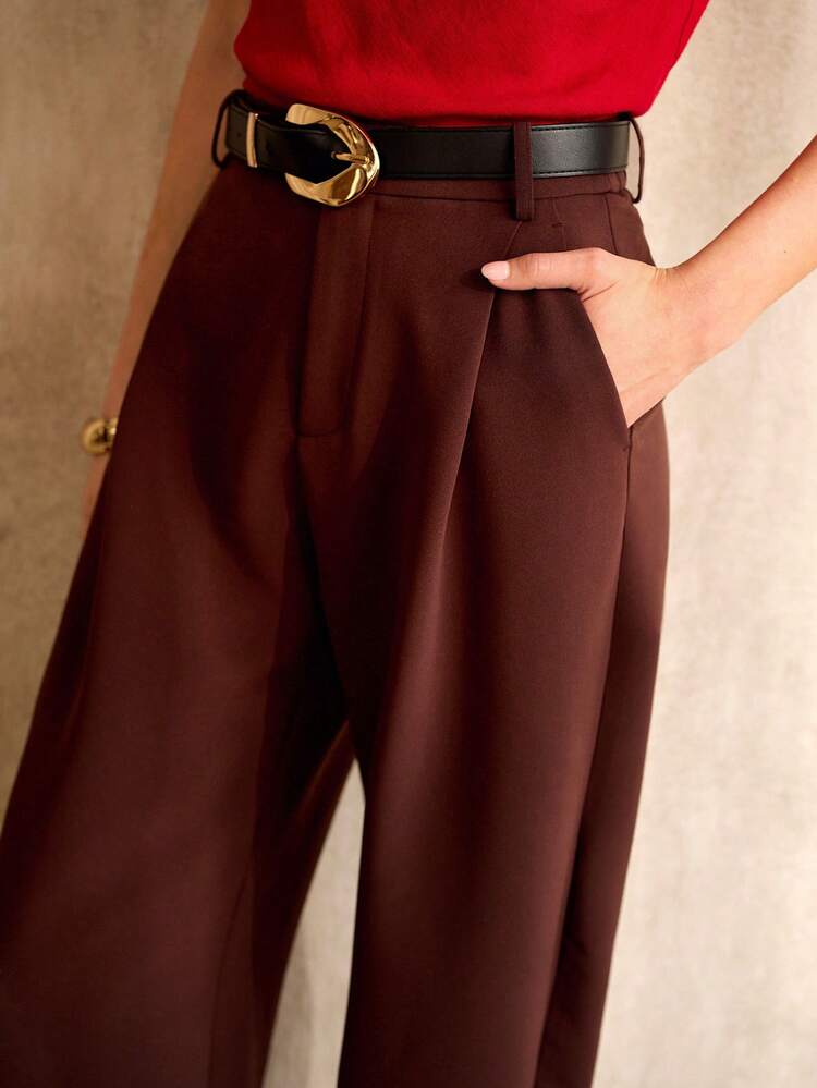 WOMEN'S STRUCTURED SUIT PANTS