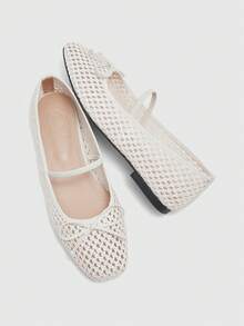 CUCCOO BIZCHIC Zapatos de tacón bajo lisos y de moda para mujer, zapatos de vacaciones de verano, zapatos de bruja de primavera, zapatos de vacaciones de primavera, zapatos de Pascua para Navidad - Albaricoque 6 - Ver 2