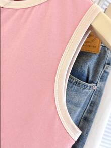 INAWLY Women's Casual Sports Racerback Tank Top, Suitable For Daily Commute In Summer - Pink - View 5