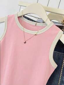 INAWLY Women's Casual Sports Racerback Tank Top, Suitable For Daily Commute In Summer - Pink - View 4
