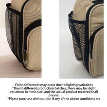 1 Túi đựng cơm trưa cách nhiệt dung tích lớn, chất liệu polyester chống thấm nước và chống rò rỉ, mềm mại, dành cho người lớn, có khóa kéo, thiết kế mở bên hông sáng tạo, quai xách đơn phía trên, hình vuông chữ nhật. - Nhiều màu - Xem 7