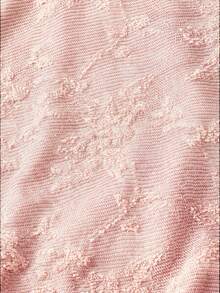 SHEIN MOD 大码女式荷叶边不对称肩连衣裙，新年、感恩节、派对 - 粉色 - 查看 2