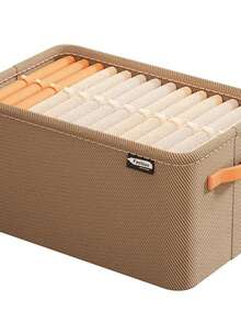 1 Hộp đựng quần áo màu xám, hộp đựng quần áo kiểu ngăn kéo bằng vải Oxford có thể gập lại, hộp sắp xếp tủ quần áo không có ngăn, thích hợp để đựng quần jean, áo len, v.v. Trang trí, trang trí mùa thu, trang trí lễ hội, trang trí phòng, trang trí nhà cửa, trang trí mùa thu, trang trí phòng ngủ, quà tặng Giáng sinh, quà tặng lễ hội - Xám - Xem 6