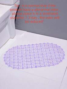 1pc Non-Slip Bathtub Mat, Medium Anti-Slip Shower Mat With Suction Cups And Drain Holes Transparent Bathroom Anti-Slip Mat Shower Room Floor Mat With Suction Cup, Toilet Waterproof Mat, Mildew-Proof And Antibacterial Shower Mat, Suitable For Shower Room, Bathtub, Toilet, Bathroom Anti-Slip Mat - Multicolor - View 18