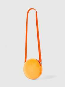 ROMWE Kawaii Summer Limited Orange Messenger Bag, Cartoon Fruit Bag, Girl Heart Cute Bag - Orange - View 4