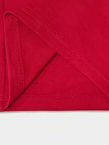 Resyla Women's Casual Contrast Trim Cherry Embroidery T-Shirt And Shorts Set - Multicolor - View 8