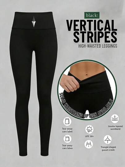 Easura Leggings de talla grande para mujer de unicolor, cintura alta, versátiles y de uso diario