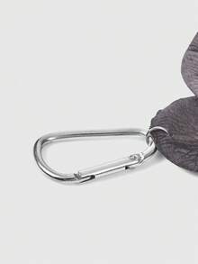 ROMWE Grunge Punk Sweet Sequined Flower Pendant - black gray - View 4