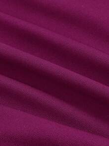 SHEIN Essnce Plsize 女士休闲两件套，针织套装，连体裤和半身裙套装，夏季两件套，休闲女装，黑色正式连衣裙，女士绷带连衣裙夏季套装 - 中紫紅色 - 查看 9