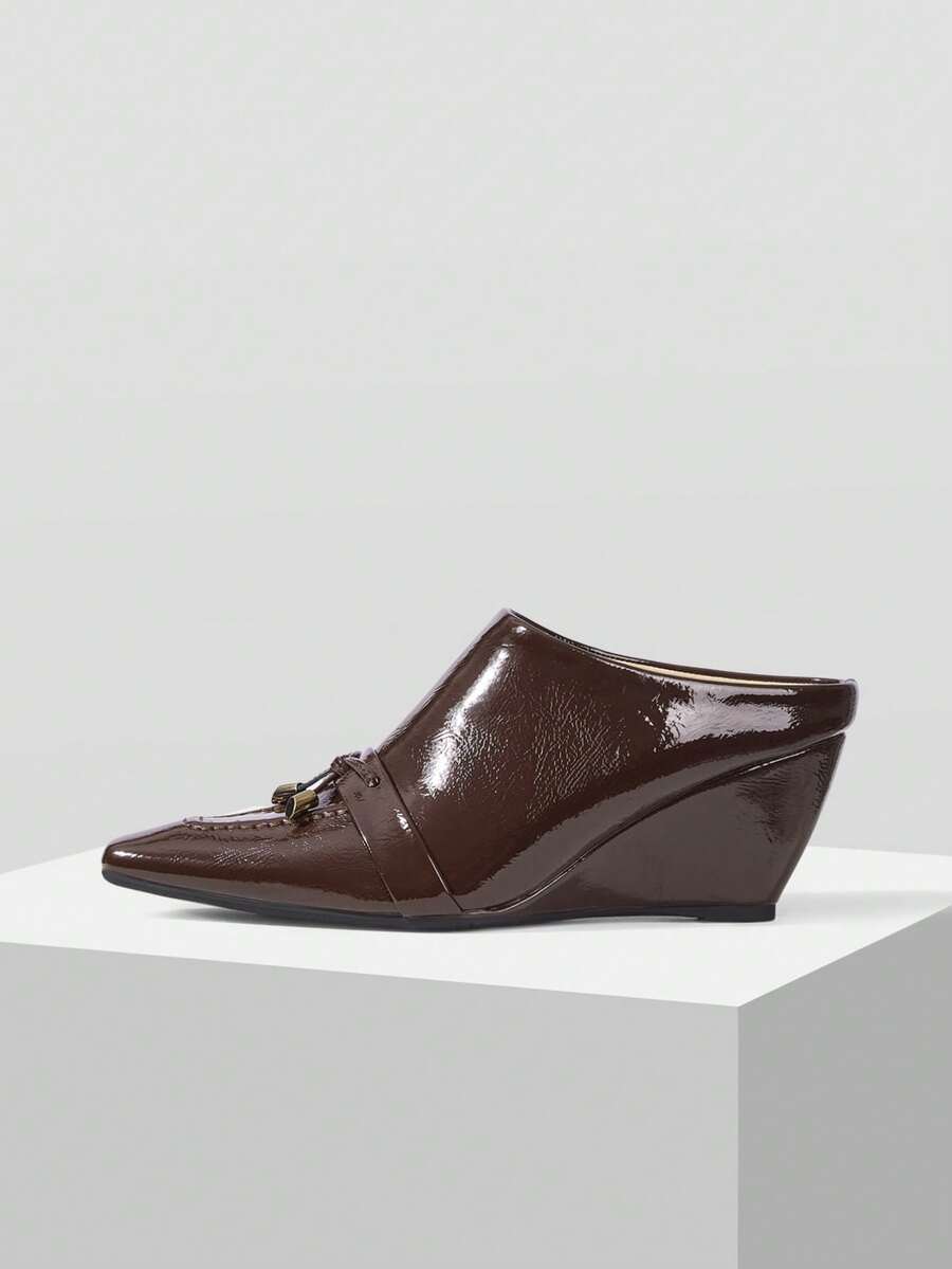 Mnmlis Women Heeled Sandals - Brown - View 1