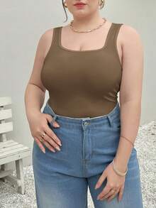 SHEIN Essnce 3件套大码百搭吊带背心，春夏多功能修身休闲外套 - 彩色 - 查看 6