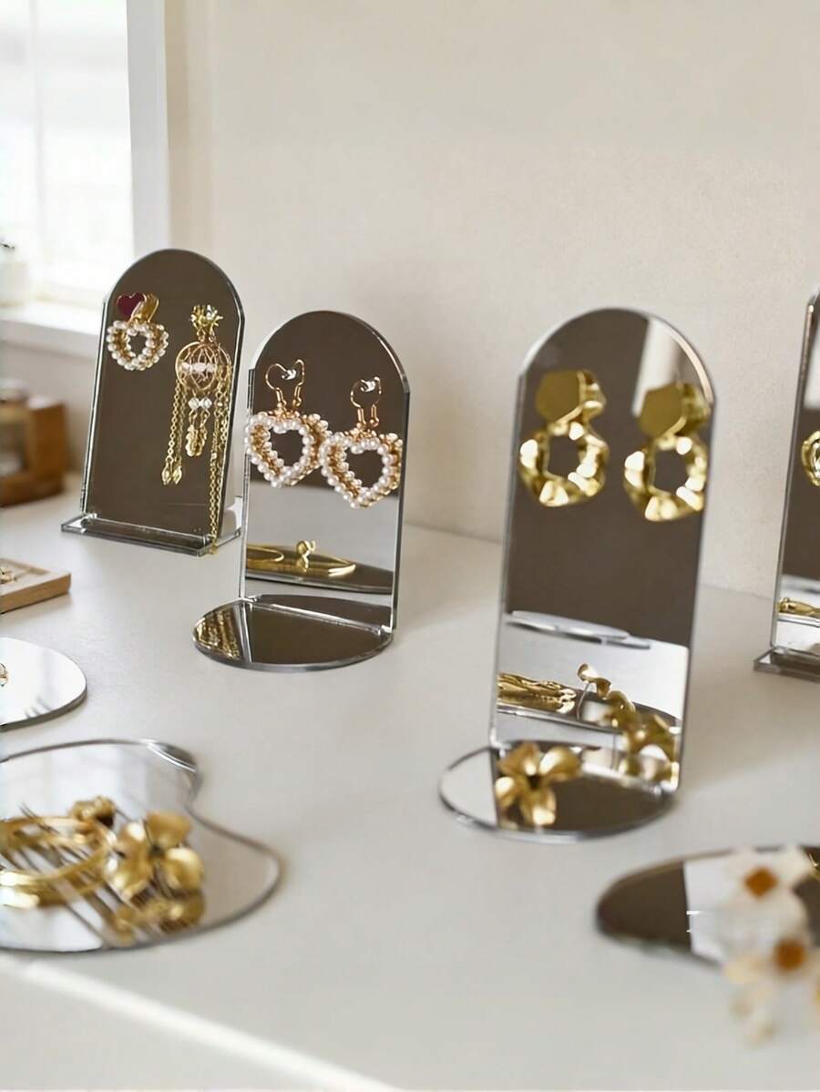 Madebyblanc Bộ 2 hộp đựng trang sức treo dọc, dung tích lớn, trong suốt, chống bụi, dễ lấy đồ, tiết kiệm không gian, để bàn, dùng trưng bày bông tai, hộp đựng trang sức thiết kế hiện đại, thời trang, quà tặng cho bạn gái, vợ, phụ nữ nhân dịp Valentine, sinh nhật, trang trí nhà cửa, phòng ngủ, bàn trang điểm - vật dụng không thể thiếu!