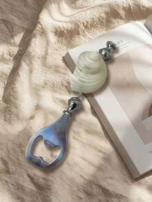Cirelle 1个贝壳形开瓶器，不锈钢心形开瓶器，手工打造的装饰性酒吧工具，适用于家庭厨房、酒吧、餐厅、房间装饰。它是节日礼物、派对赠品、情人节礼物的绝佳选择，男女老少皆宜。 - 金屬色 - 查看 6
