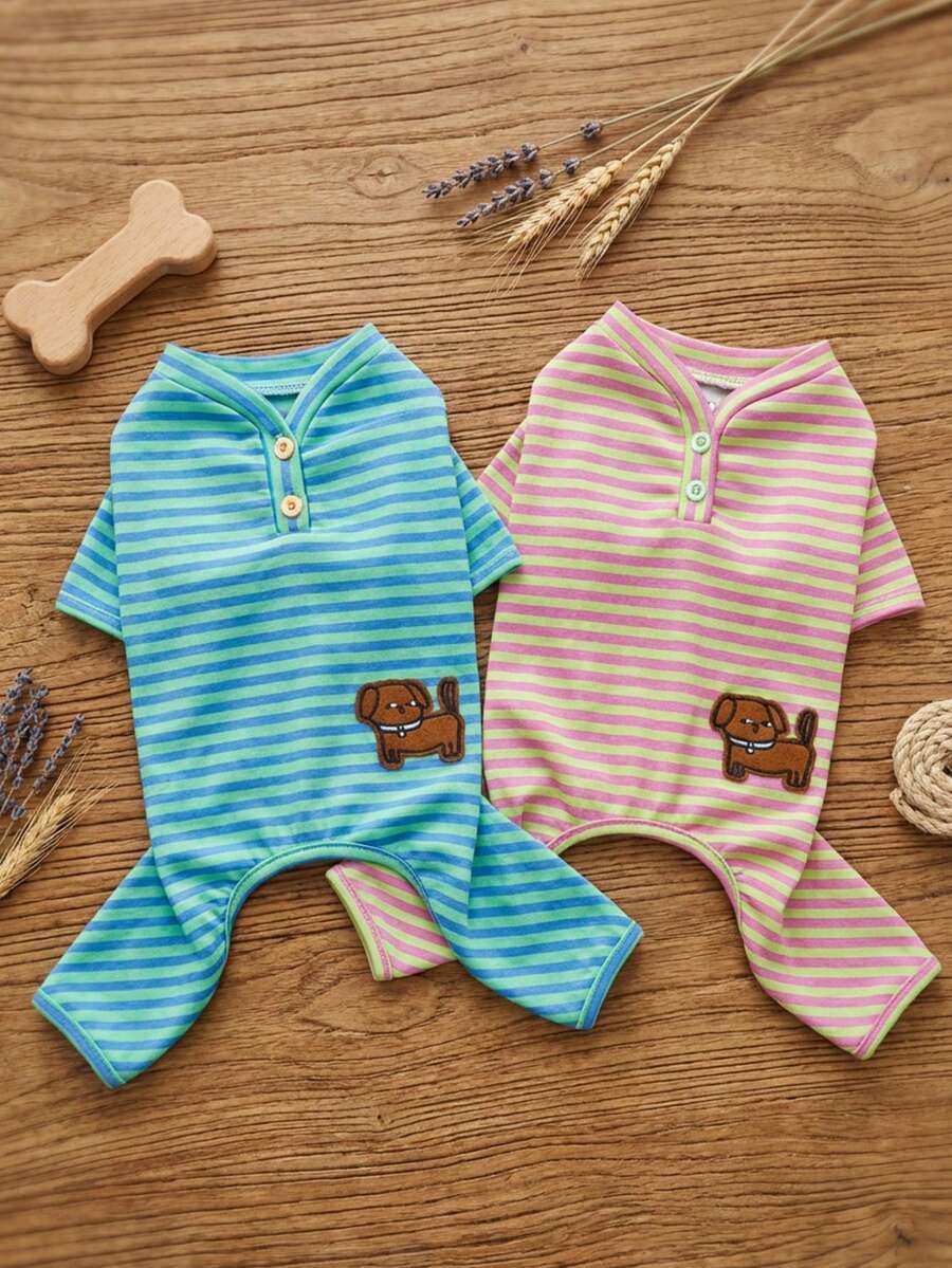 PETSIN Quần áo cho thú cưng, quần áo cho chó, quần áo cho mèo, quần yếm thường ngày, quần yếm mới cho động vật nhỏ mùa xuân và mùa hè, bộ áo liền quần có khóa kéo, đồ dùng cho thú cưng, quần yếm thường ngày