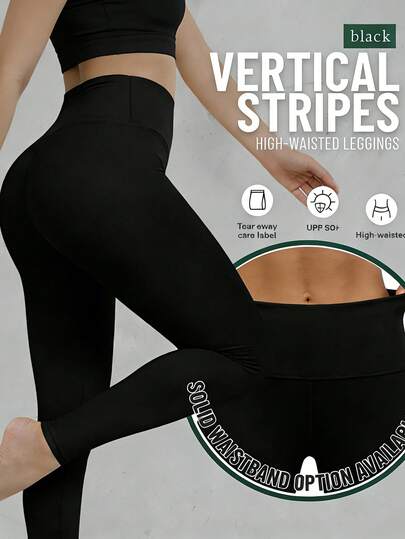 Easura Leggings de talla grande para mujer de unicolor, cintura alta, versátiles y de uso diario