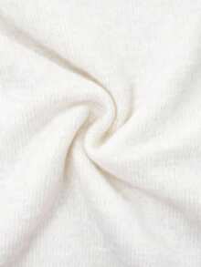 GlowEve 优雅设计女士围巾领带针织宽松背心 - 白色 - 查看 7