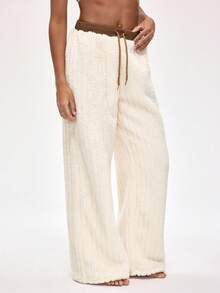 Rest Era Quần dài màu tương phản thường ngày dành cho nữ - Nhiều màu - Xem 4