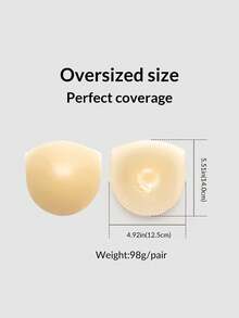 SHAPORA 1 Cặp mút ngực dán dành cho nữ - màu nâu - Xem 5