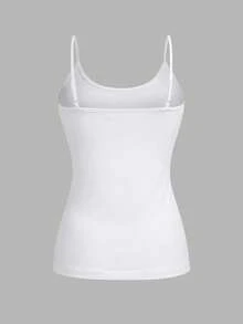 SHEIN EZwear 4pcs Leopard & Zebra Print Casual Minimalist Camisole Vest Tops, Suitable For Summer - Multicolor - View 11