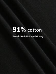 SHEIN BAE Áo thun nữ màu đen trơn cổ cao tay ngắn cài một hàng khuy, chất liệu 91% cotton, kiểu dáng thanh lịch, phù hợp cho công sở, đi làm, hẹn hò và các dịp trang trọng vào mùa xuân và mùa hè. - Nhiều màu - Xem 3