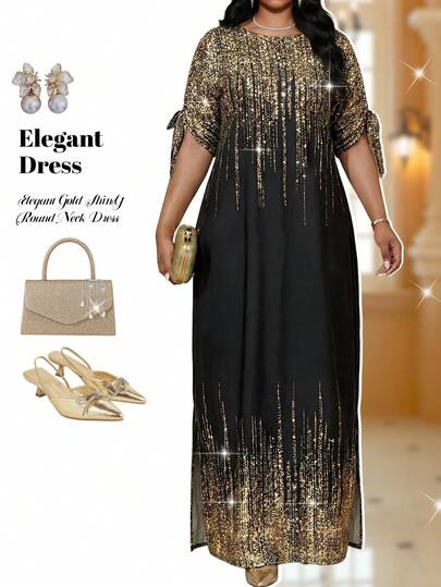 Fleurora 假日连衣裙 大码白色短袖女式睡袍 宽松垂坠假日新娘送礼会礼服 沙滩女式高挑长款修身连衣裙