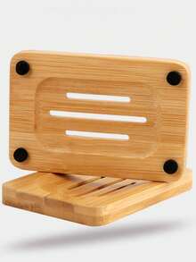 1 pieza Bandeja de jabón, Soporte de jabón para jabón hecho a mano, Estante para jabonera - 1pc - Ver 4