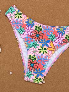 Swim Mod Bộ bikini hai mảnh buộc dây cổ yếm in hoa dành cho nữ năm 2026, thích hợp cho mùa xuân/hè. - Nhiều màu - Xem 5