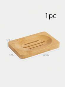 1 pieza Bandeja de jabón, Soporte de jabón para jabón hecho a mano, Estante para jabonera - 1pc - Ver 2