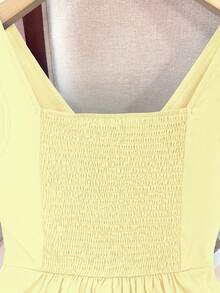 Camiseta sin mangas ajustada para mujer, adecuada para el trabajo, el viaje, las fiestas, la graduación y el uso diario - Café integral - Ver 11