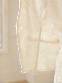 MOTF PREMIUM PLUS SIZE FASHIONABLE LACE TANK TOP, FRENCH STYLE NICHE DESIGN WOMEN TOP - Apricot - View 3