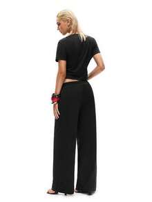 Bộ đồ ngủ nữ in chữ, tay ngắn và quần dài - Nhiều màu - Xem 2