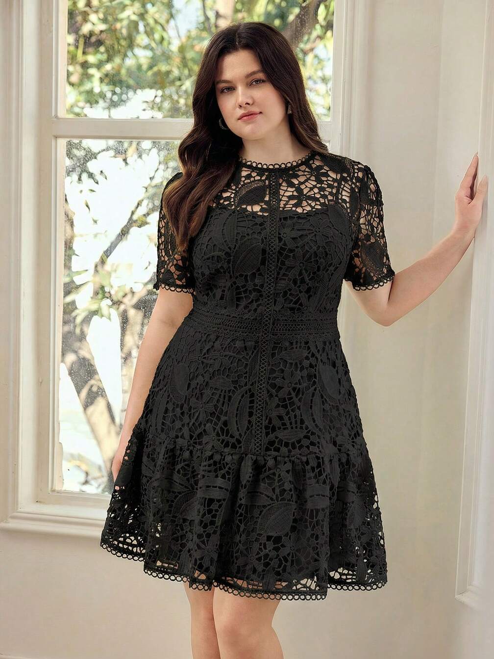 plus size a line casual dresses Agnes Orinda Women's Plus Size Floral Print Tie Waist Short Sleeve Knee Length  Summer Casual A Line Dresses : Target