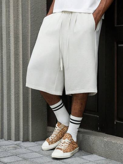 PAVTROS 男士宽松舒适短裤，休闲度假街头风，春夏款