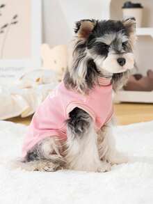 PETSIN Quần áo thú cưng mùa xuân mới, đồ dùng cho thú cưng, quần áo cho thú cưng, áo ba lỗ cho chó, áo thun cho mèo, trang phục cho gấu bông, trang phục cho động vật nhỏ, áo ba lỗ thường ngày mát mẻ, quần áo cho chó, quần áo cho mèo, áo ba lỗ hai mùa xuân hè mới. - Nhiều màu - Xem 25